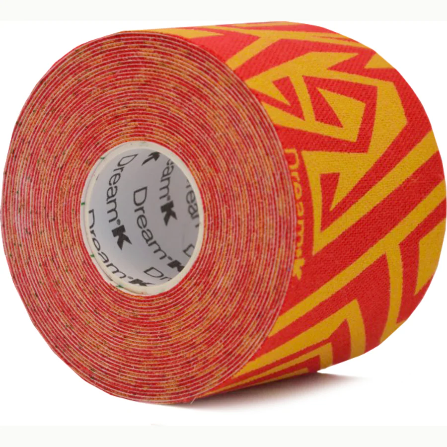Dream K kinesiotape in de kleur Geel / rood