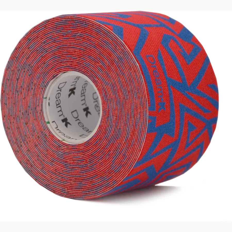 Dream K kinesiotape in de kleur Rood / blauw