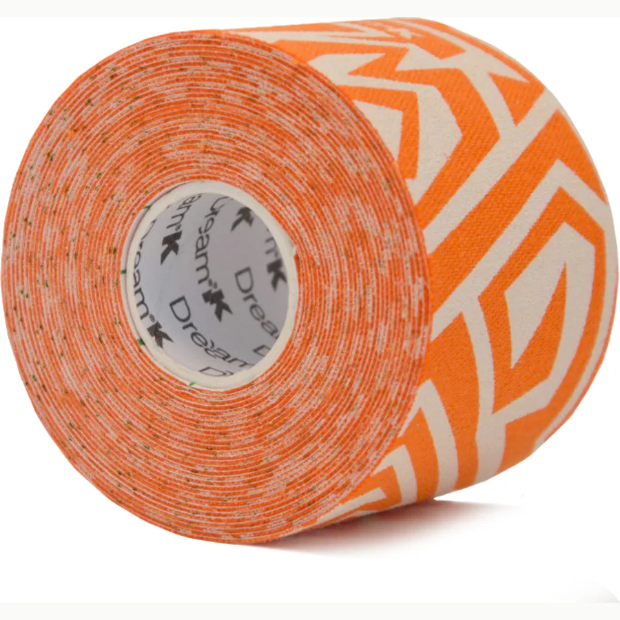 Dream K kinesiotape in de kleur Wit / oranje